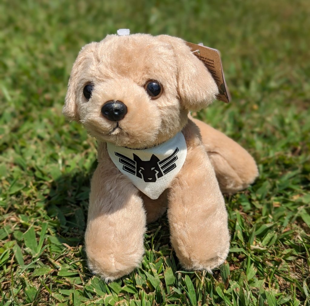 Golden retriever stuffed toy Leashes Of Valor